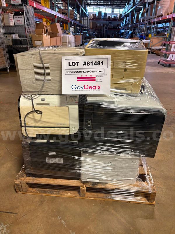 Printers, HP (12 UNITS) - POWER ON