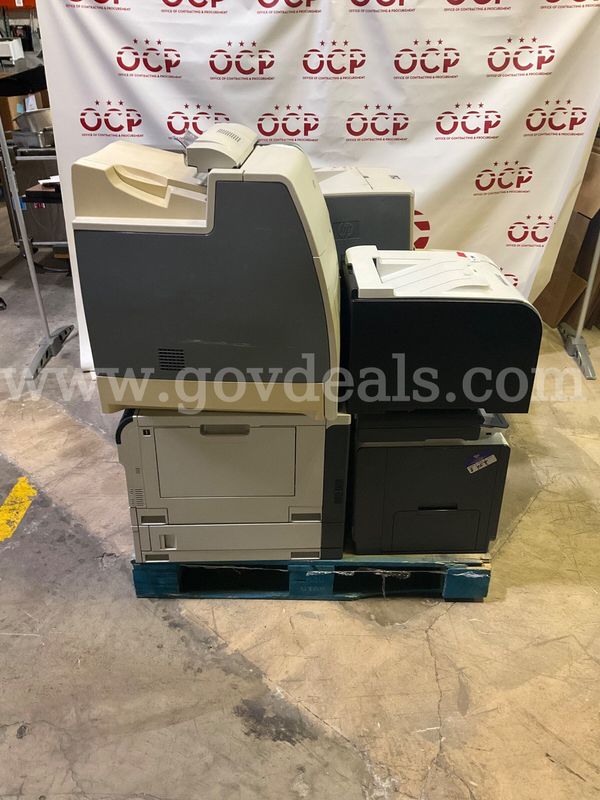 Printers, HP (7 UNITS) - POWER ON