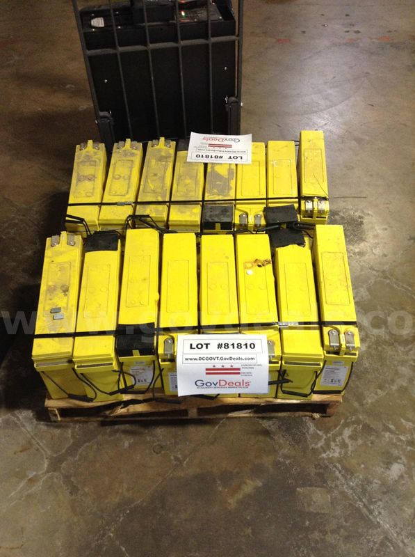 POWERSAFE 12V155FS/12V170FS Batteries - 16 UNITS