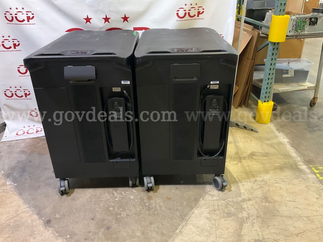 Lot of 2 Dell Mobile Carts