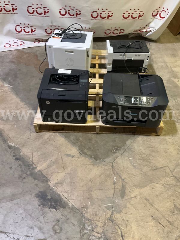 Lot of 4 Power on Printers