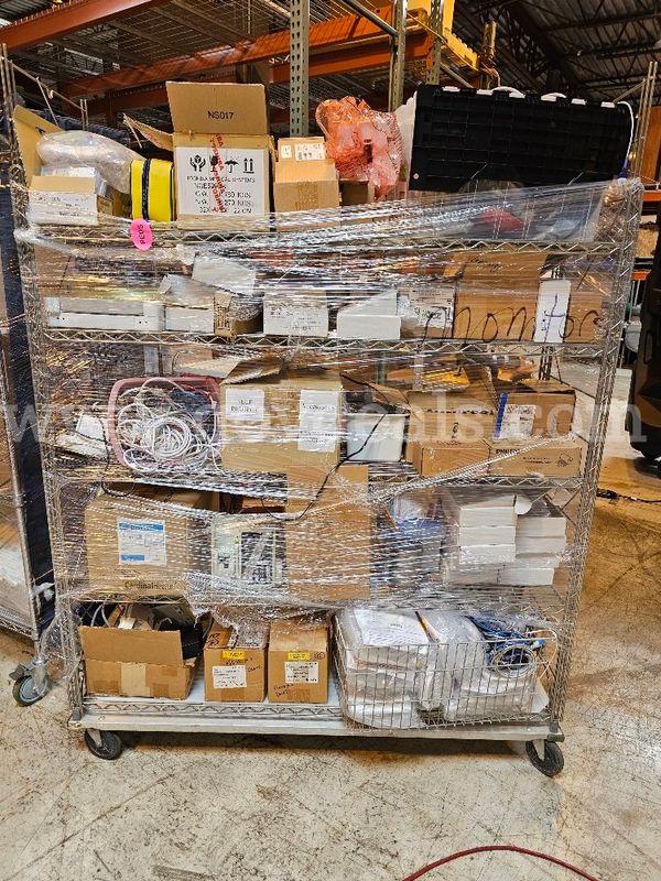 Miscellaneous Medical Supplies- W/Metal Rack Included
