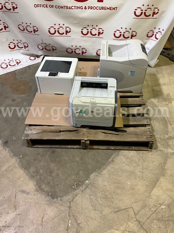 LOT OF 3 PRINTERS - POWER ON