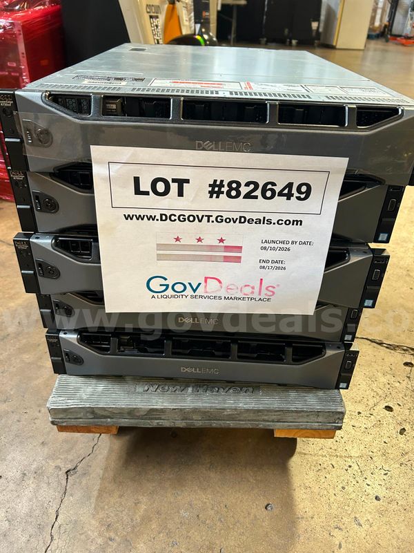 LOT OF 5 DELL SERVERS