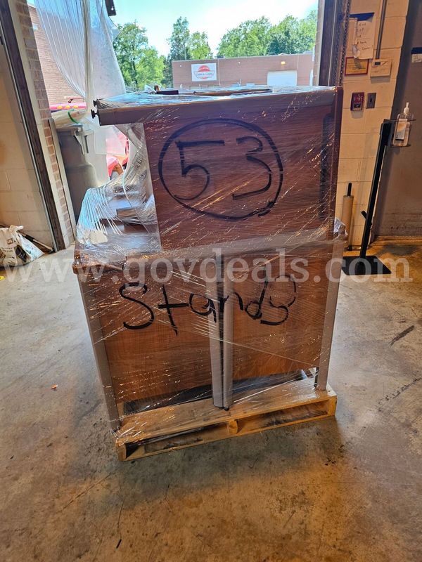 Lot of 6 Wood 2-Drawer Wooden Night Stands