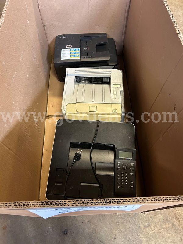 LOT OF 3 PRINTERS - POWER ON