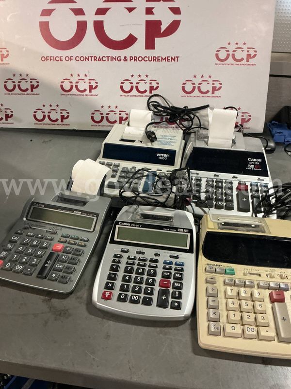 DESKTOP PRINTING CALCULATOR 12 UNITS
