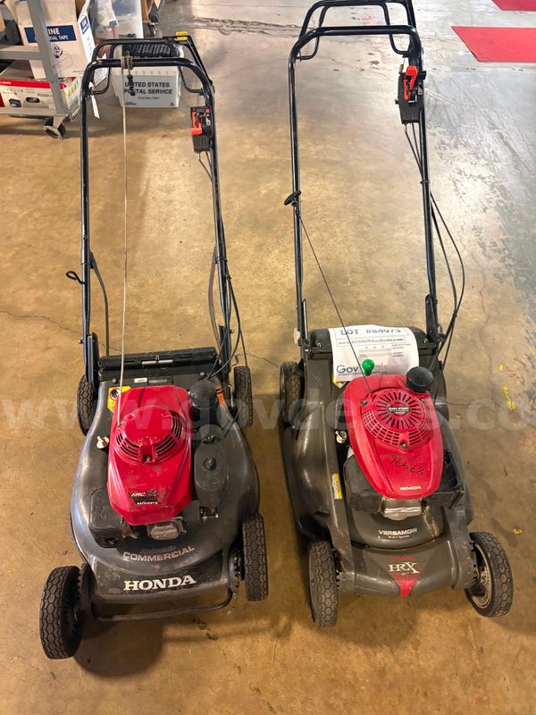 HONDA COMMERCIAL LAWN MOWERS - 2 UNITS