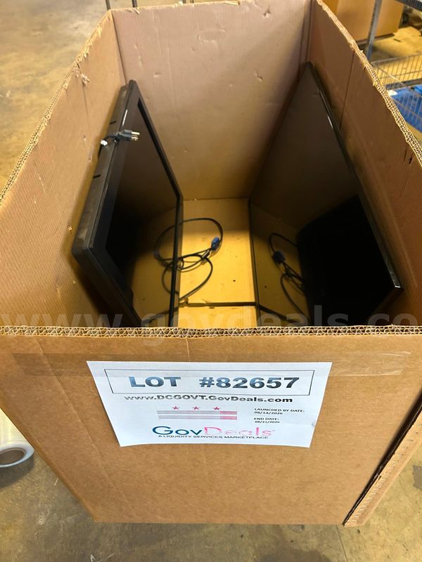 Lot of 2 Flat Screen TVs