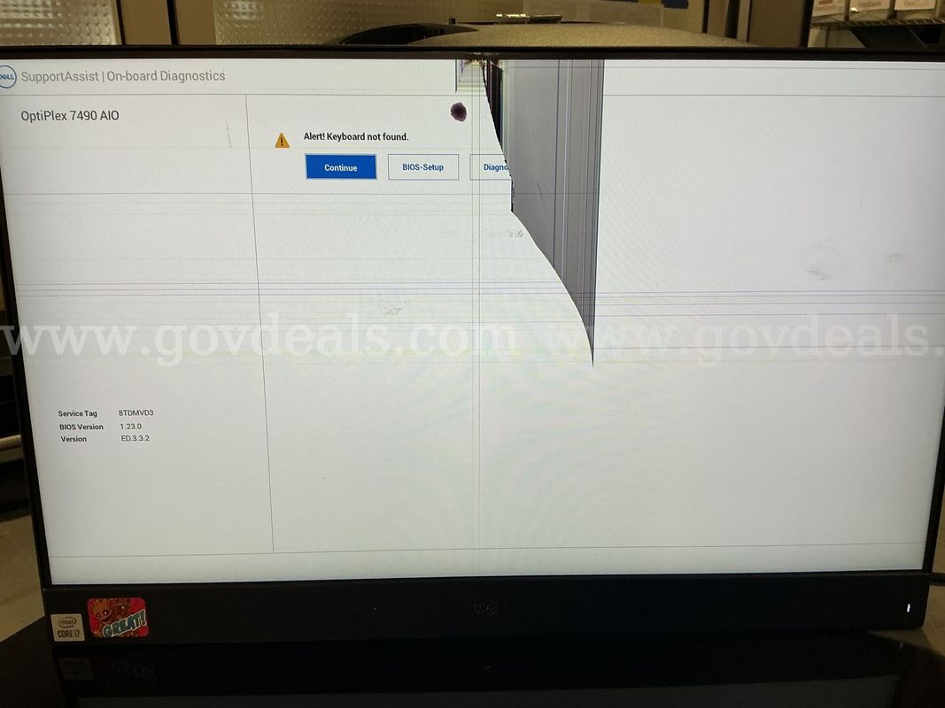 DELL OPTIPLEX AIO SERIES - POWER ON SCREEN CRACKED (8 UNITS)