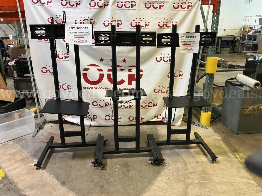 3 TMOBILE TV STANDS WITH POWER SUPPLY
