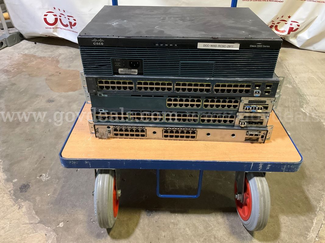 Lot of 4 Various Cisco Switches