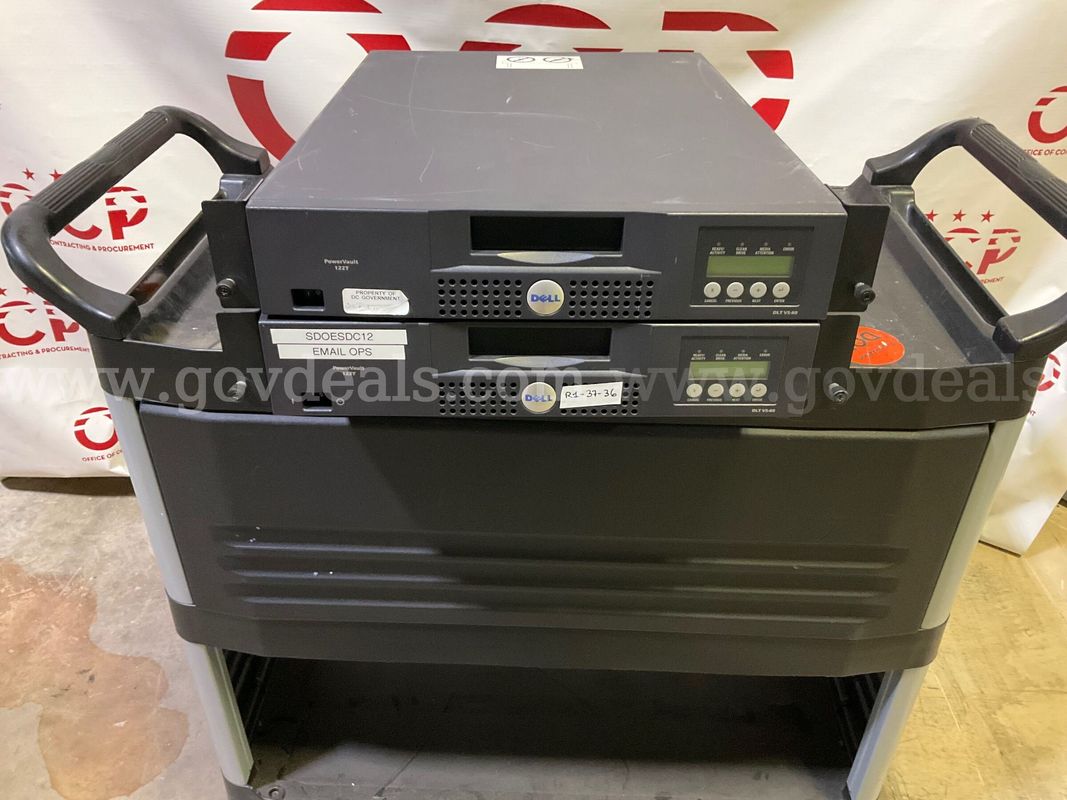 Lot Of 2 Dell Power Vault 122T Server