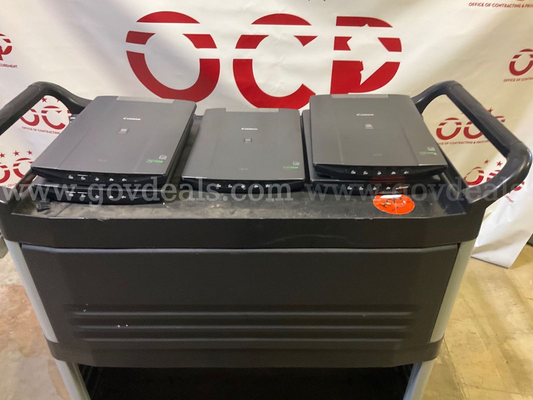 LOT OF 5 CANON SCANNERS