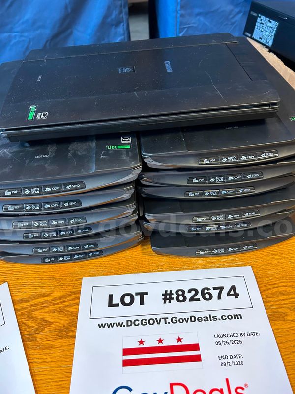 CANON SCANNERS- 13 UNITS