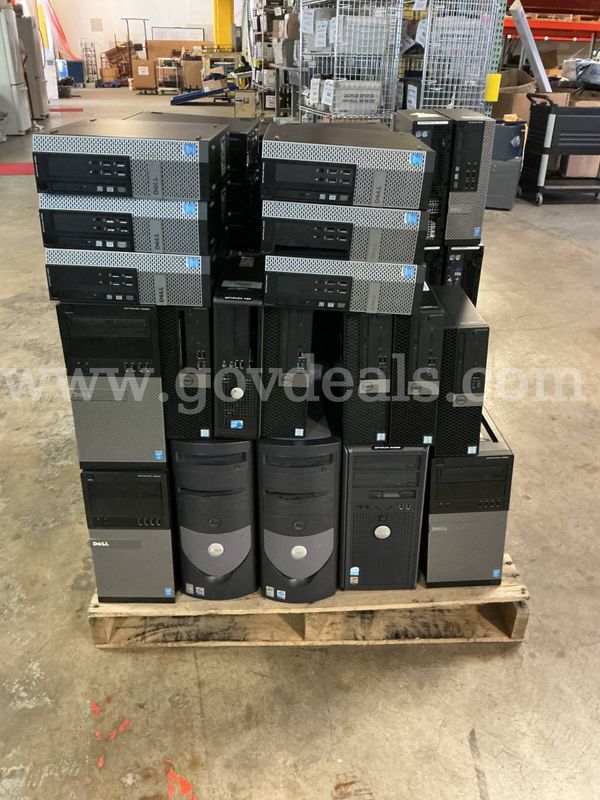 DELL CPUs - 53 UNITS (POWER ON)