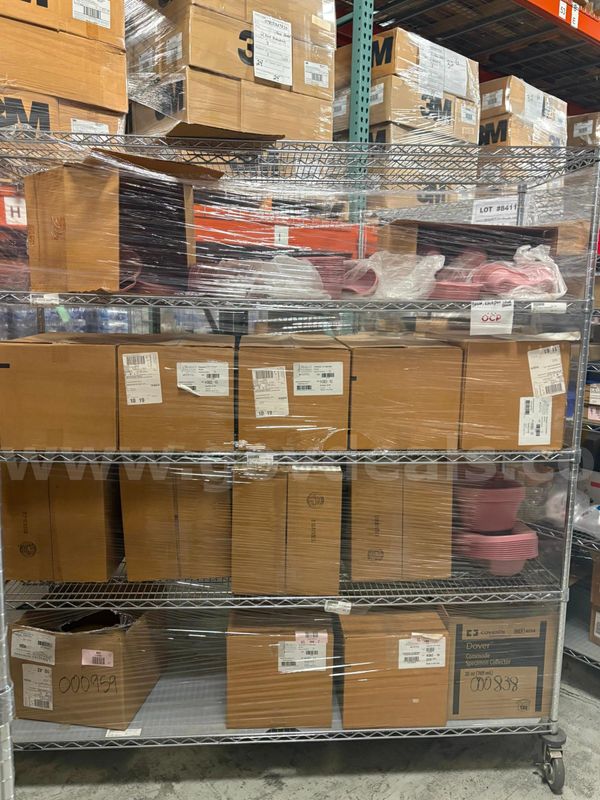 Miscellaneous Medical Supplies-New W/Used Metal Rack On Wheels Included