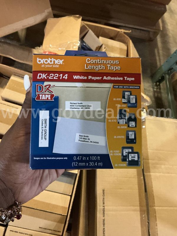 BROTHER DK-2214 Paper Tape (64 Boxes)
