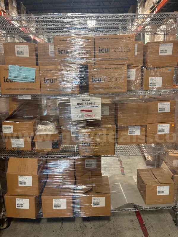 Miscellaneous Medical Supplies-New W/Used Metal Rack On Wheels Included