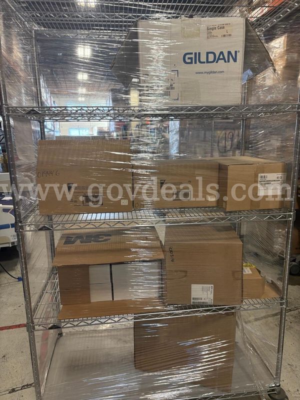 Miscellaneous Medical Supplies-New W/Used Metal Rack On Wheels Included