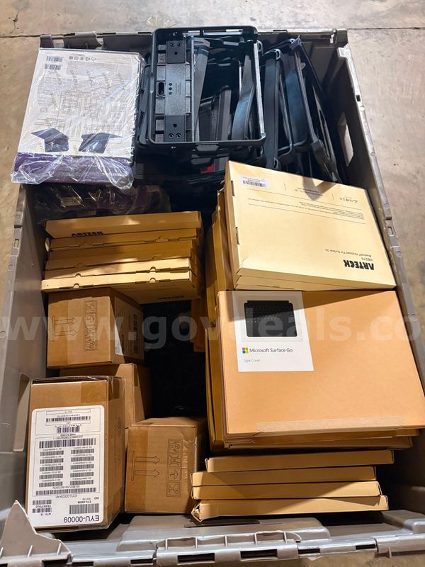 Microsoft Surface GO Chargers, Keyboards, Cases, and Pens - 50 Units ea.