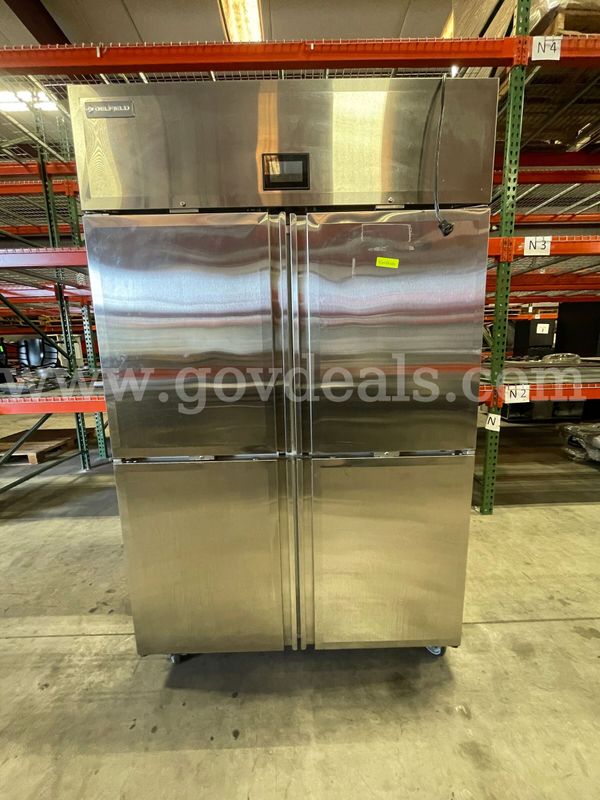 The Delfield GAR2NP-SH  commercial-grade two-door reach-in refrigerator