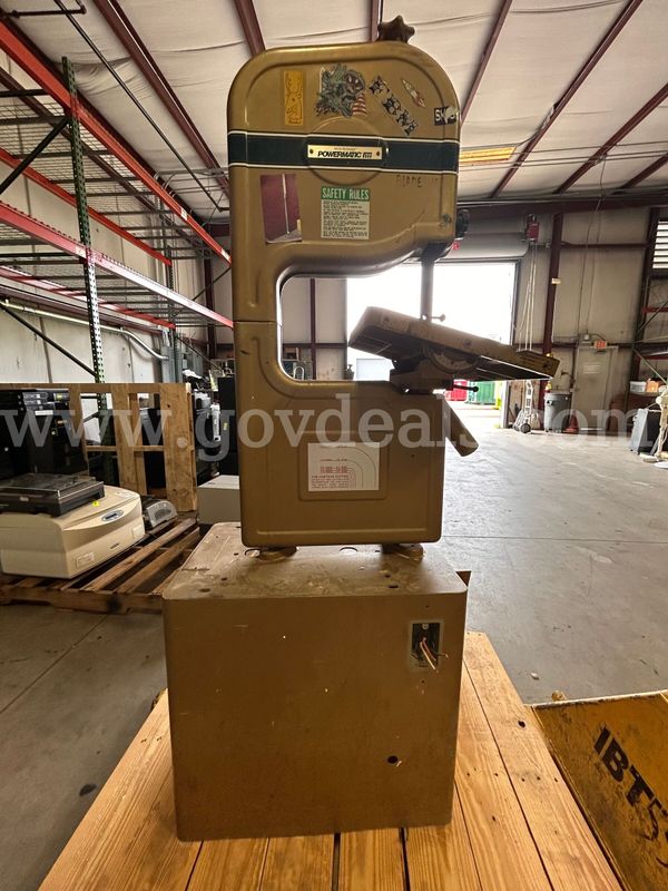 Heavy-Duty Vertical Woodworking Band Saw — Vintage Cast-Iron Floor-do not scrap.”