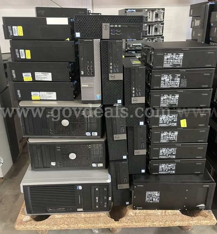 1 LOT OF 50[ MINIMUM] DELL OPTIPLEX CPU UNITS - VARIOUS MODEL NUMBERS