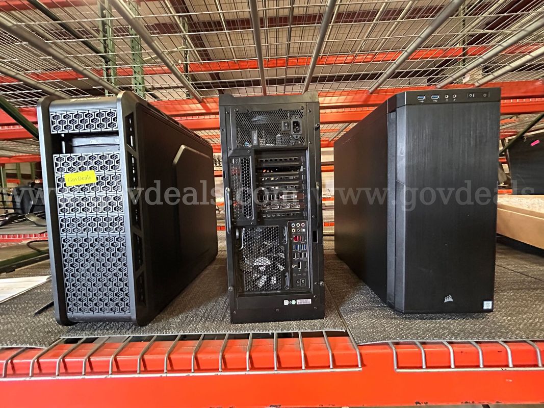 1 Lot Of 3 Custom Gaming Towers