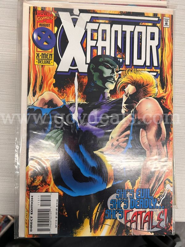 1 LOT OF 10 MARVELCOMICS Factor X mini-series-Direct Editions