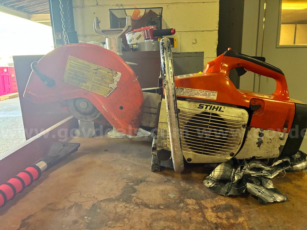 Used Stihl TS 400 saw