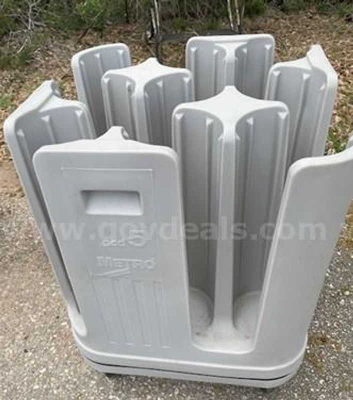 Plate Bowl/Dish Caddy Mobile Rack for 5” plates
