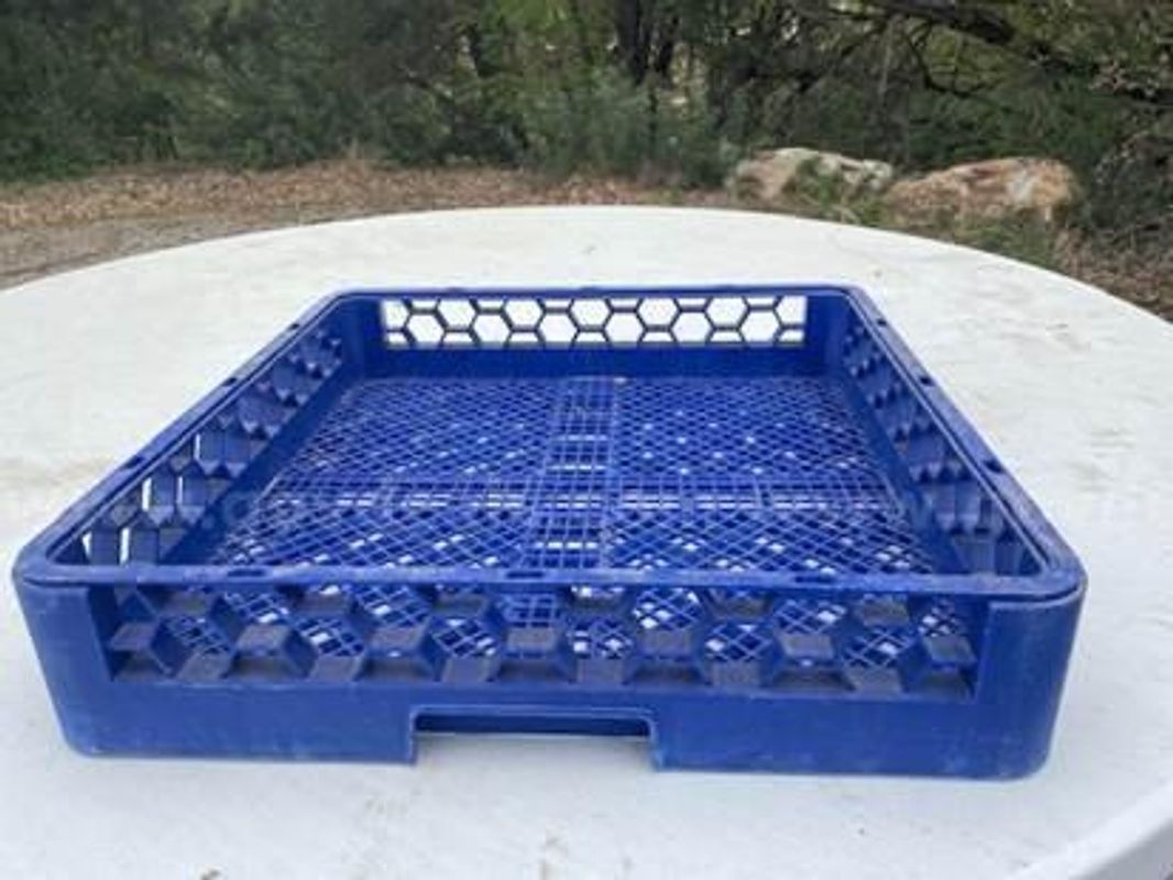 Blue Dishwasher rack