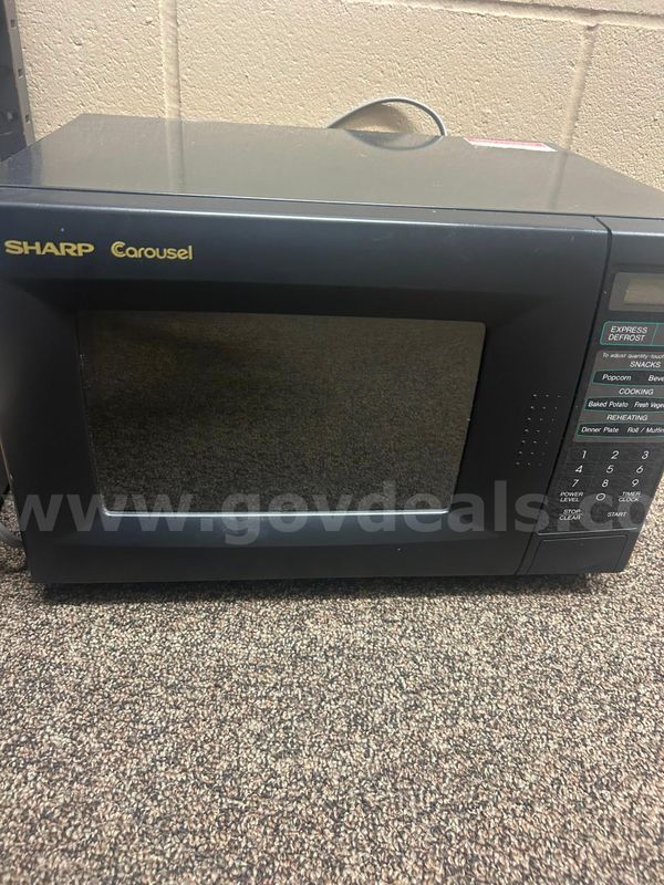 USED-Small Sharp Carousel Microwave.