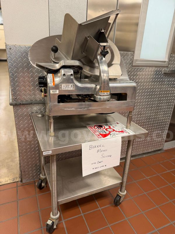 Berkel Meat Slicer with Cart