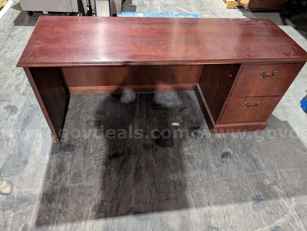1 Used Large Wooden Desk