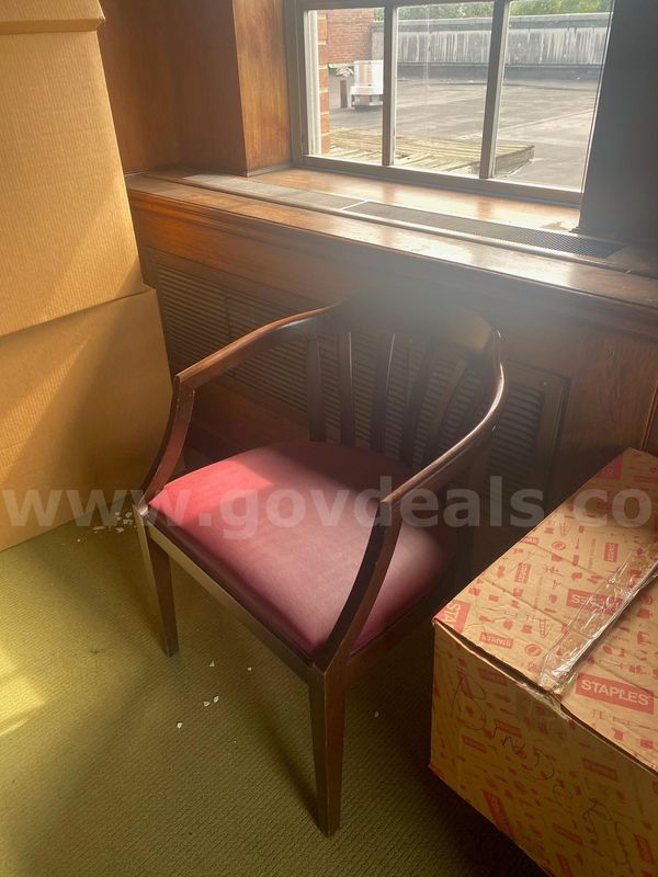 Lot of 3 Upholstered Wood Chairs