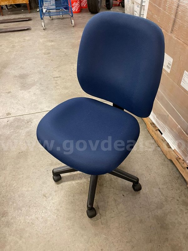 Blue Adjustable Office Chair