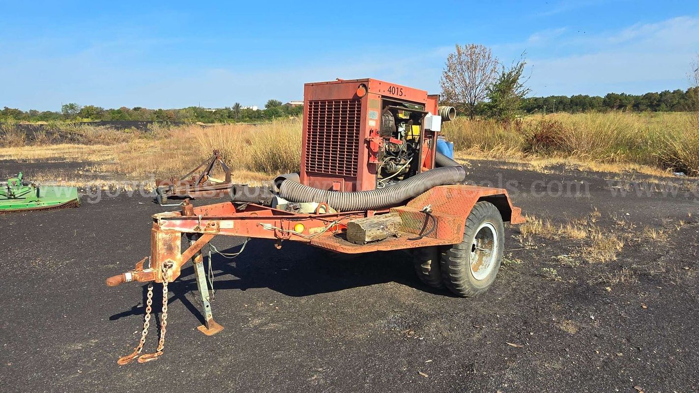 Gorman-Rupp 80 Series Self-Priming Centrifugal Pump w/ Detroit Diesel