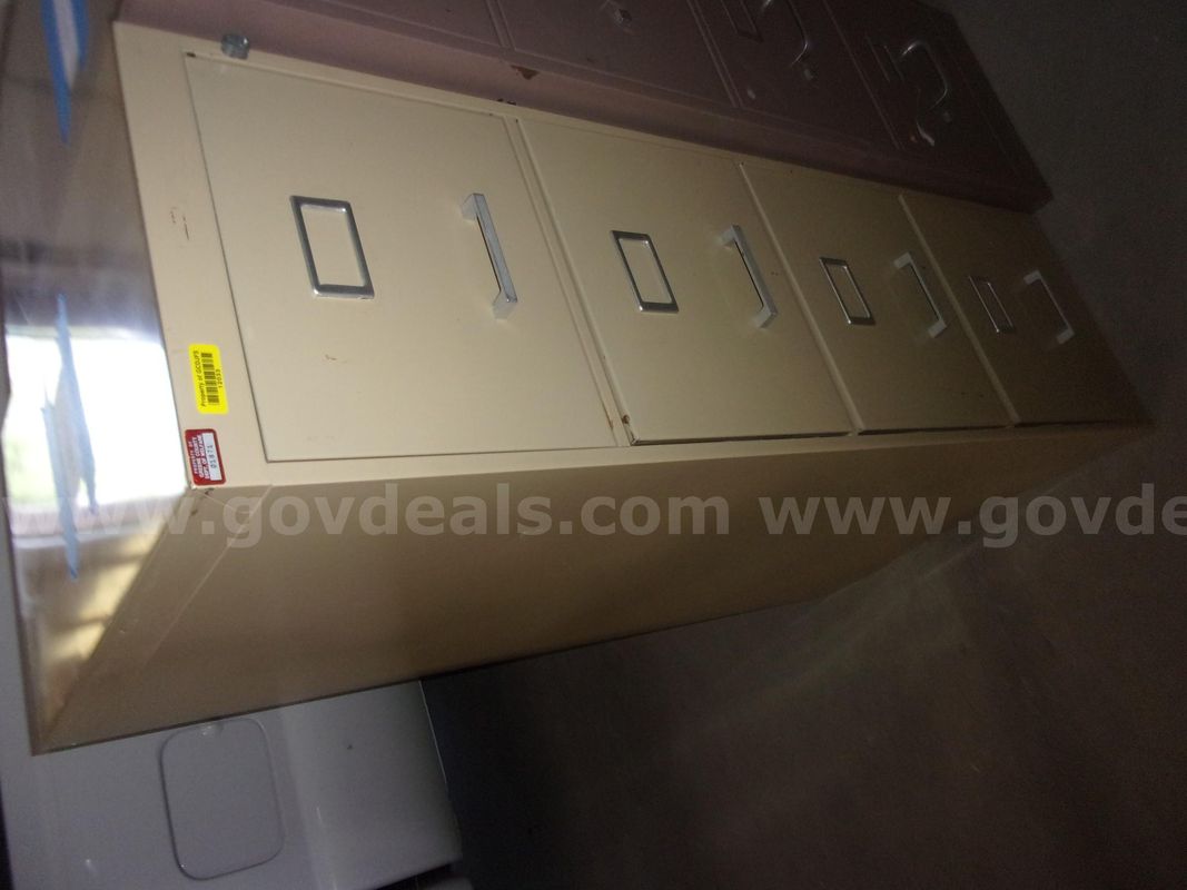 Four drawer file cabinet