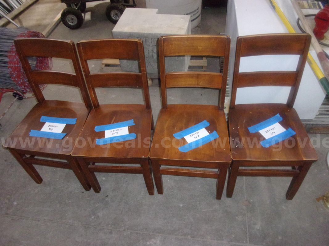 Set of four chairs