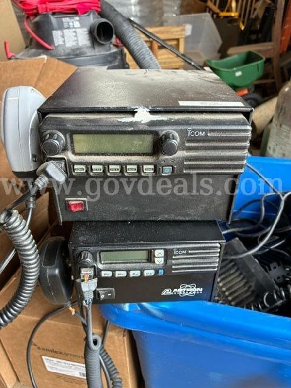 Two-Way Radios, antennas, mics and AC-DC converters