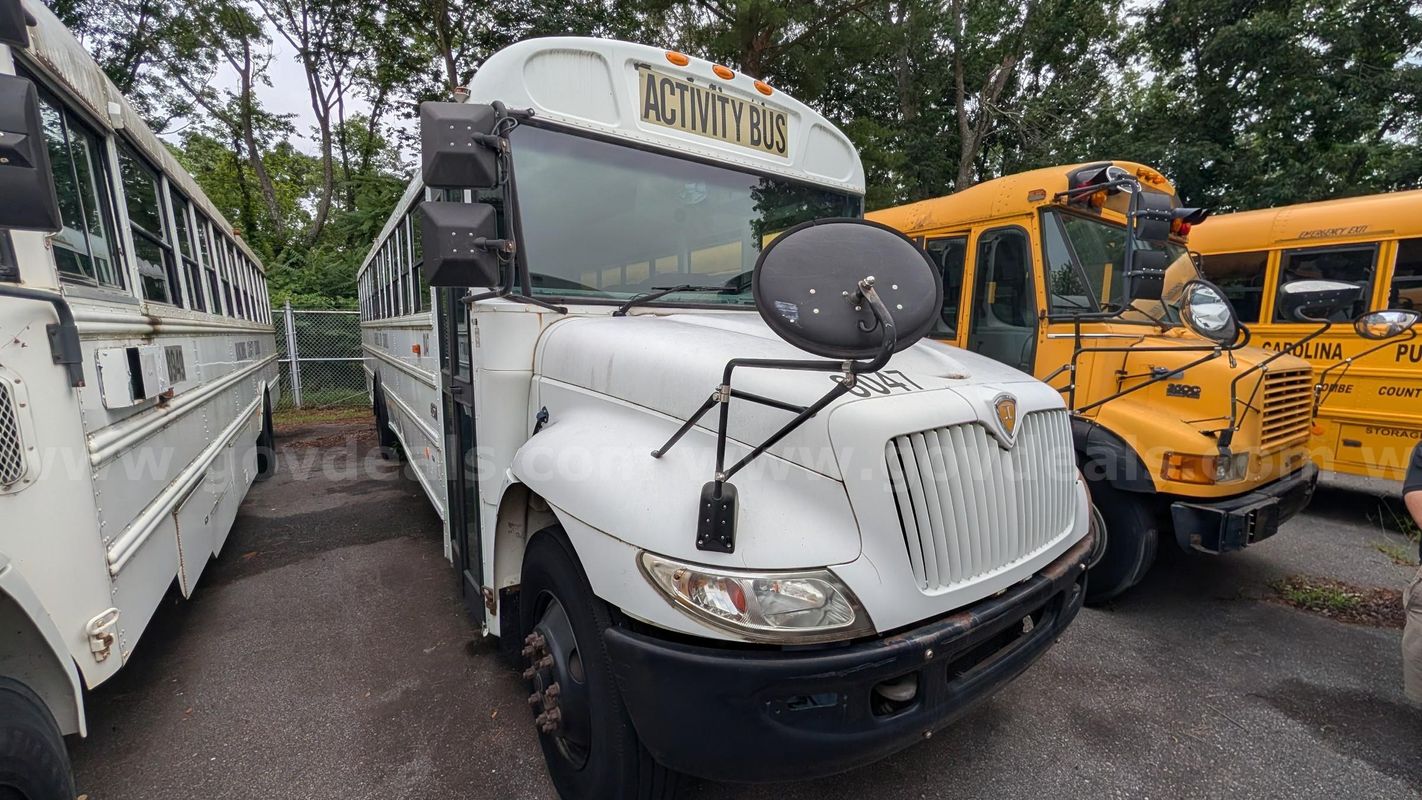 2007 International Activity School Bus, White, fair condition