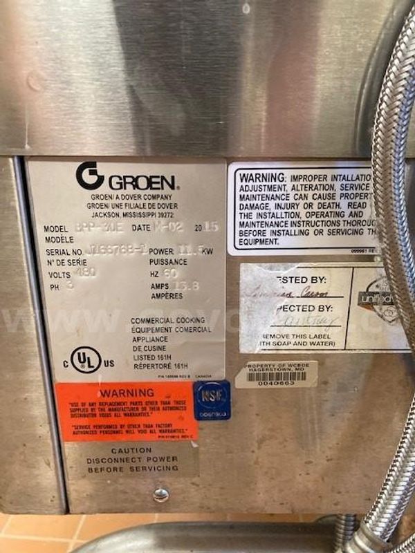 30 Gallon Electric Tilt Skillet