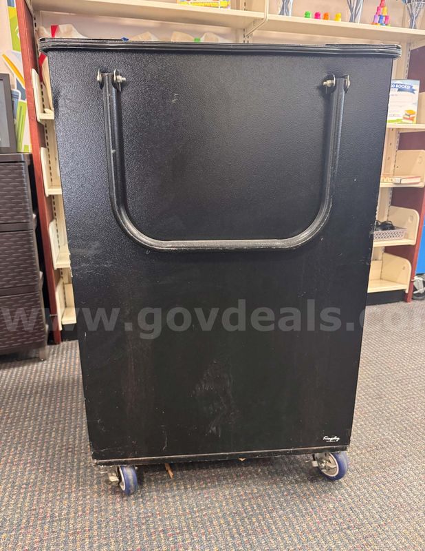 Book Drop Cart on Wheels