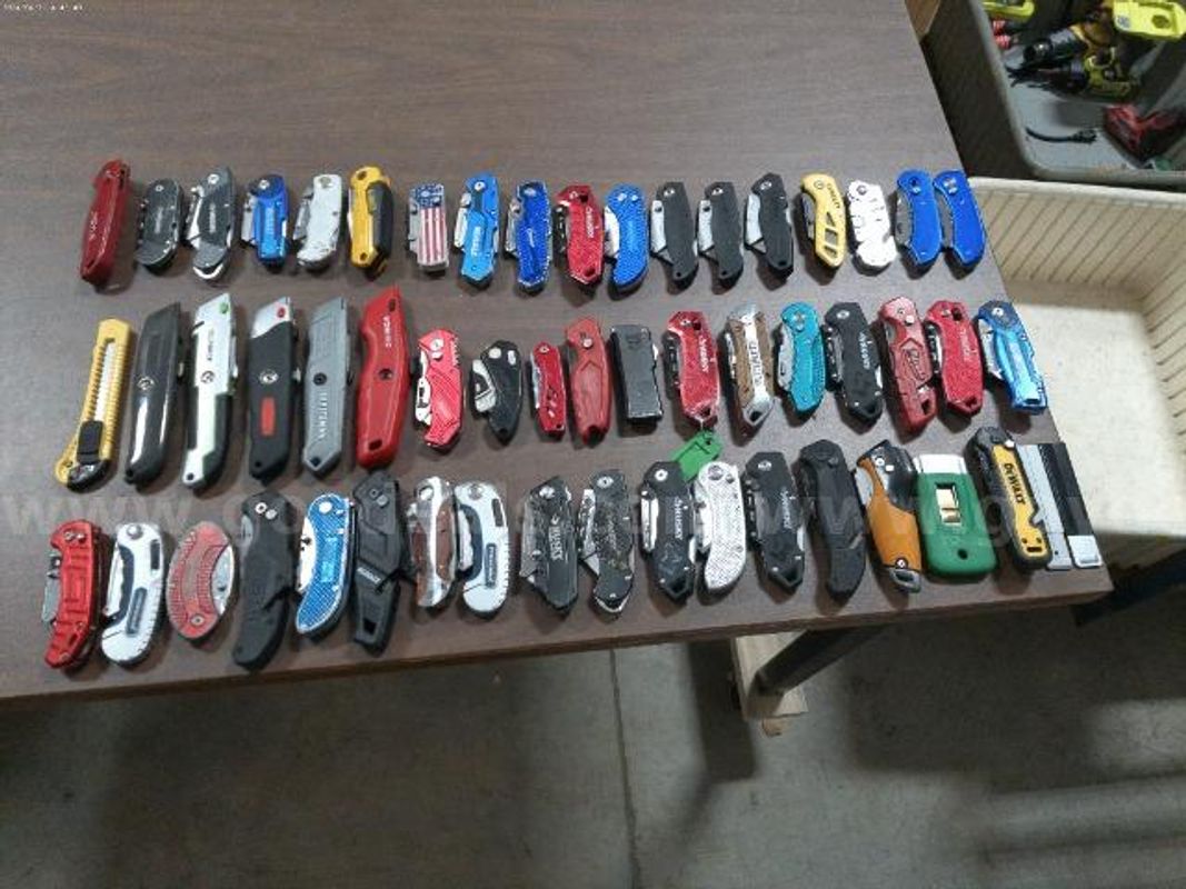 Lot of Approx. 55 Box/Utility Knives.