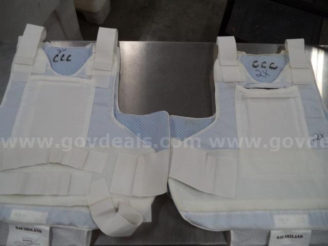Lot of (10) Safariland Ballistic Vest, Concealable Carrier.