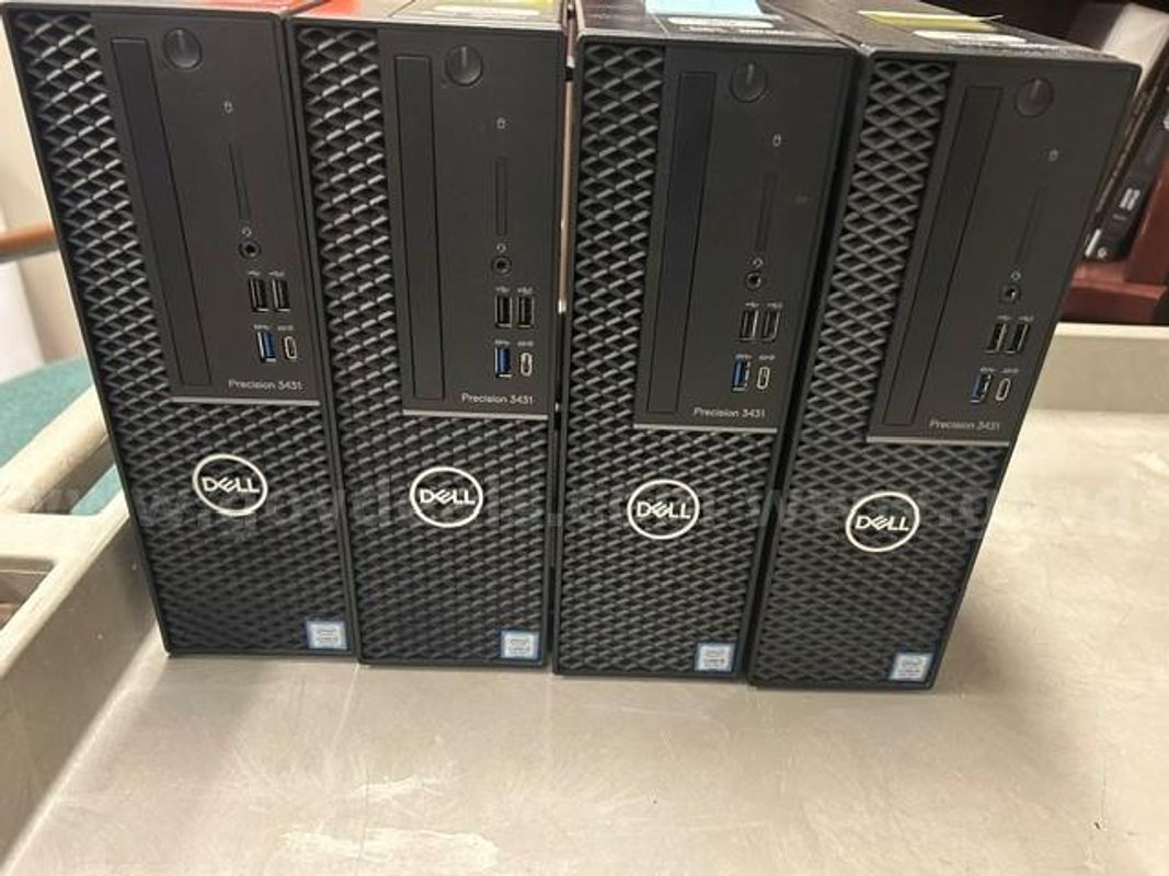 Lot of (4) Dell Precision 3431 Computers.