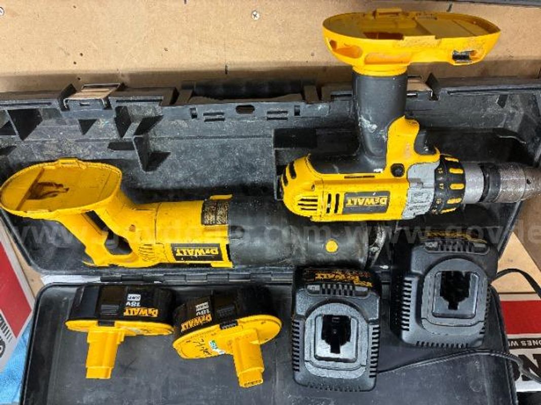 Lot of DeWalt Sawzall and Drill Driver with Chargers.