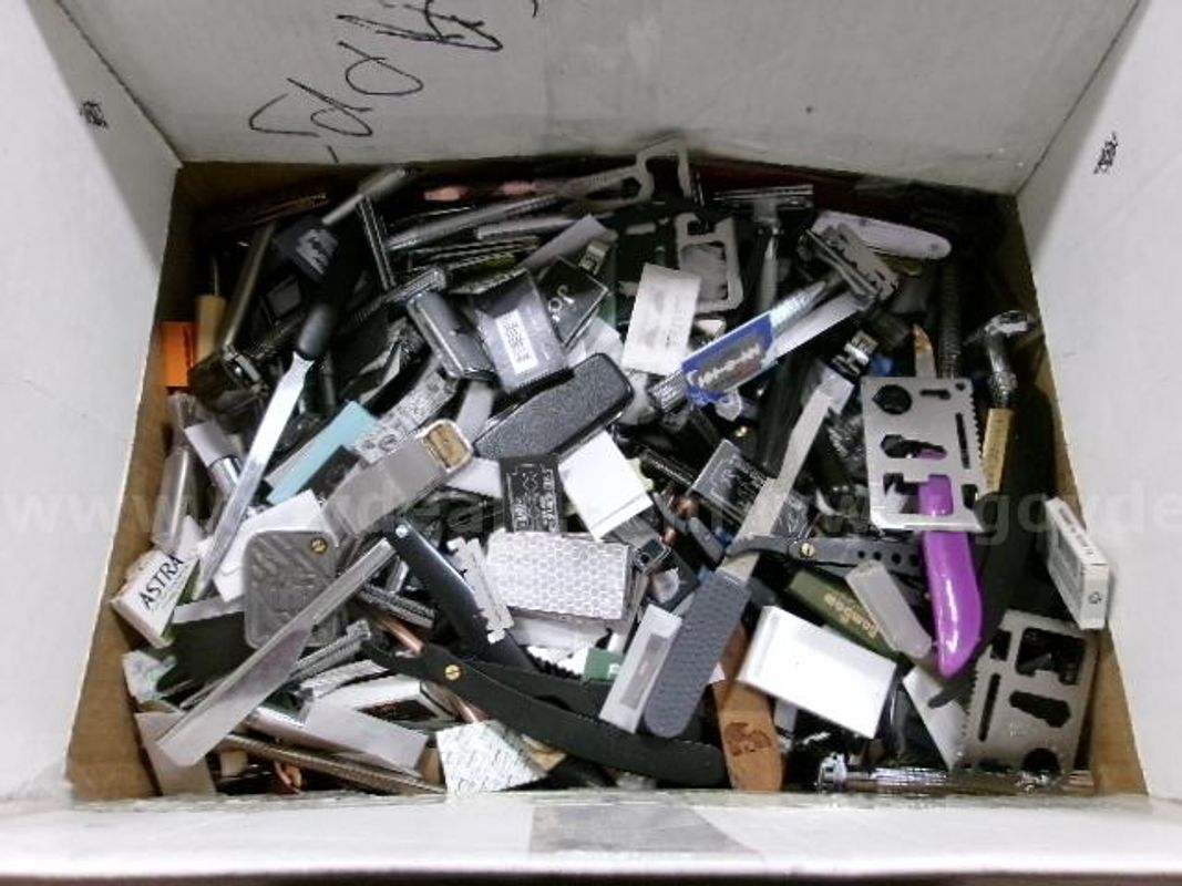Lot of (35Lbs) of Razors, Razor Blades and Fingernail Tools.